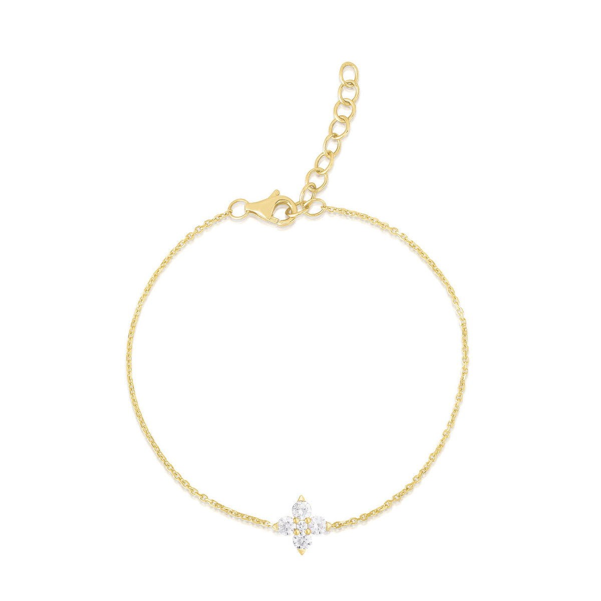 Kousa Diamond Flower Bracelet