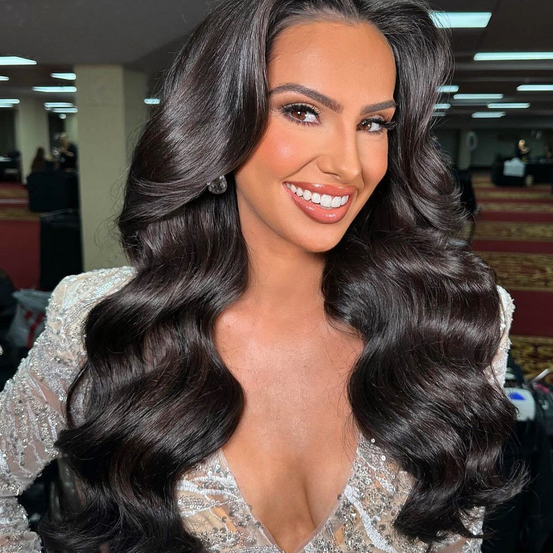 Miss USA, Miss Florida, Miss Peyton Lewis, Hair Extensions, Beaded Weft Extensions, Invisible Bead Extensions, Orlando top hair extensions