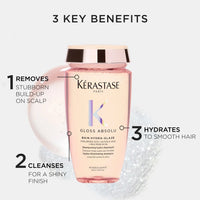 Gloss Absolu Bain Hydra-Glaze Anti-Frizz Shampoo by Kérastase - detail 2