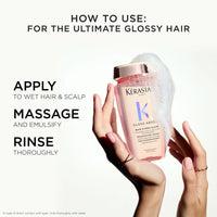 Gloss Absolu Bain Hydra-Glaze Anti-Frizz Shampoo by Kérastase - detail 4